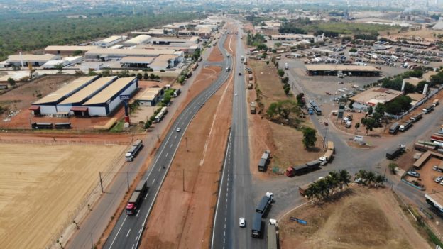 Tráfego liberado em pista nova da BR-163