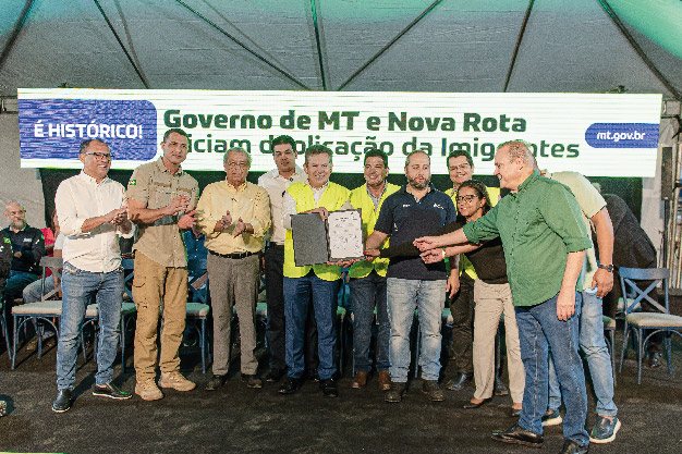 Nova Rota e Governo de MT iniciam a duplicação da Rodovia dos Imigrantes