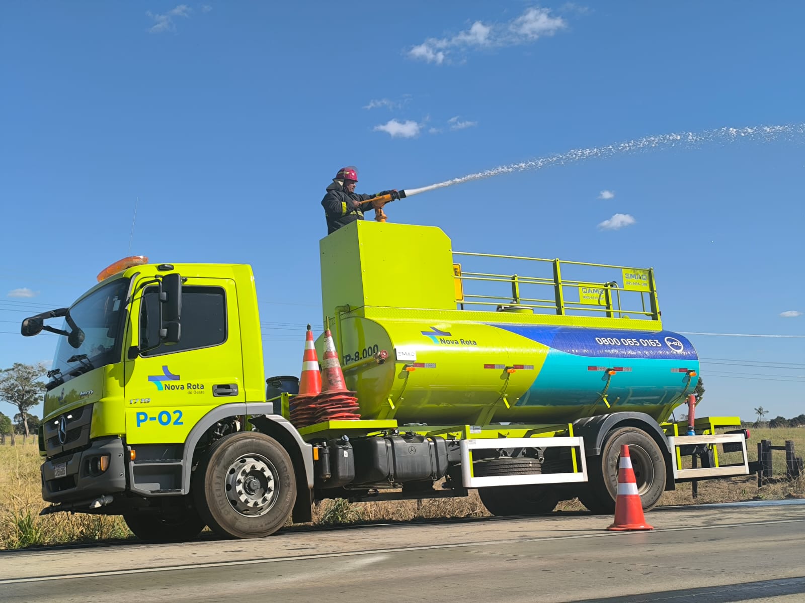 Disque Corta-fogo na prevenção de queimadas na BR-163