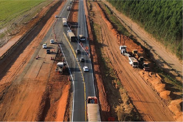 Duplicação avança e a BR tem mais um desvio de tráfego